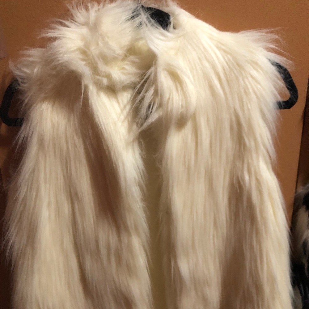 Faux fur vest